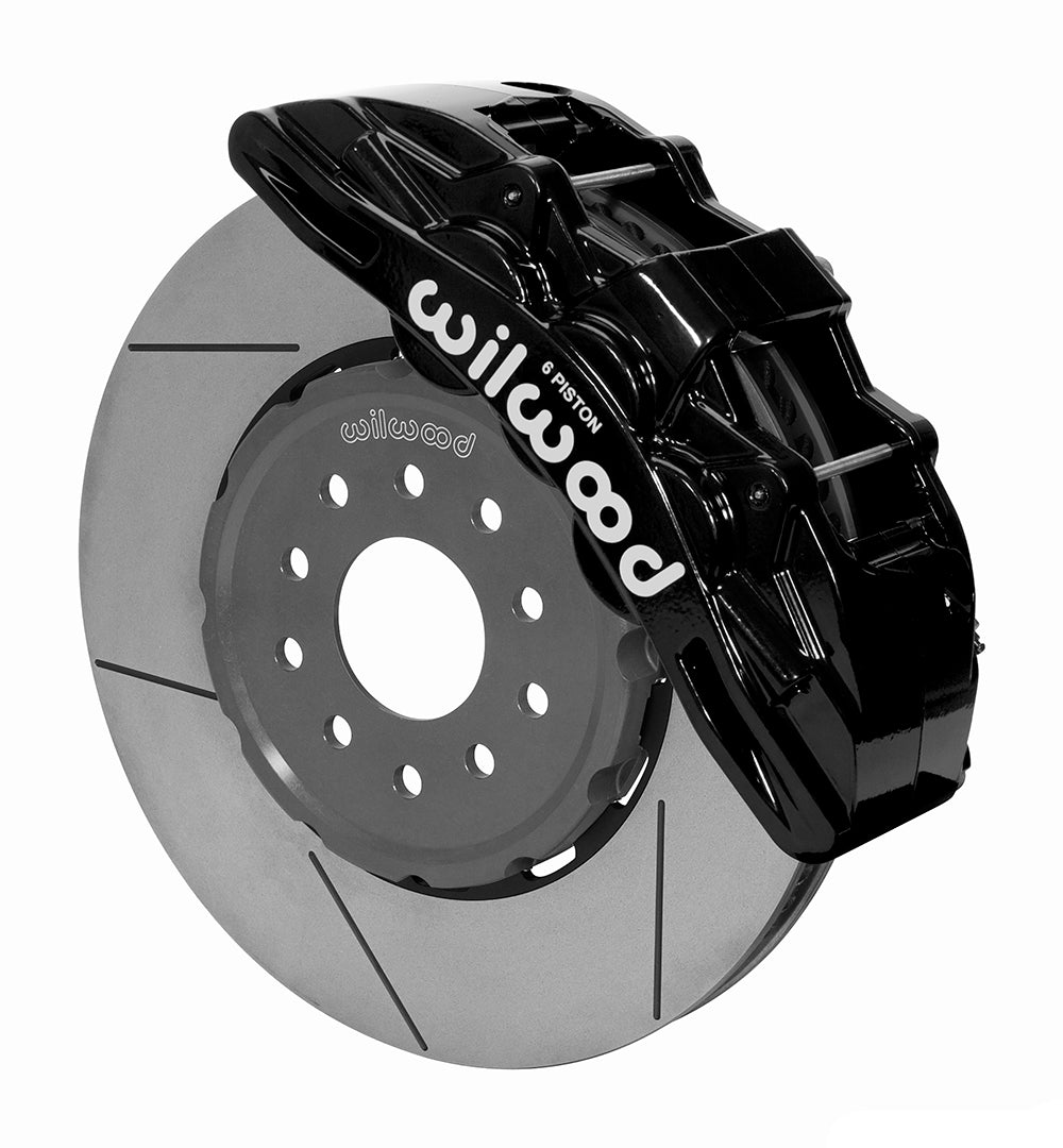 Wilwood SX6R Front Brake Kit 14in GT Slotted Black Corvette