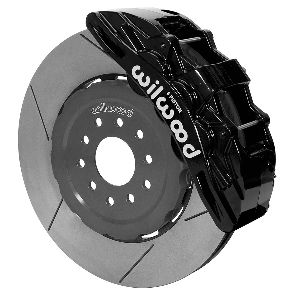Wilwood SX6R Front Brake Kit 15in GT Slotted Black Corvette