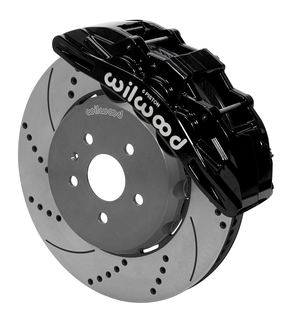 Wilwood SX6R Front Brake Kit 15in Lug Drive Drilled Rotor Camaro