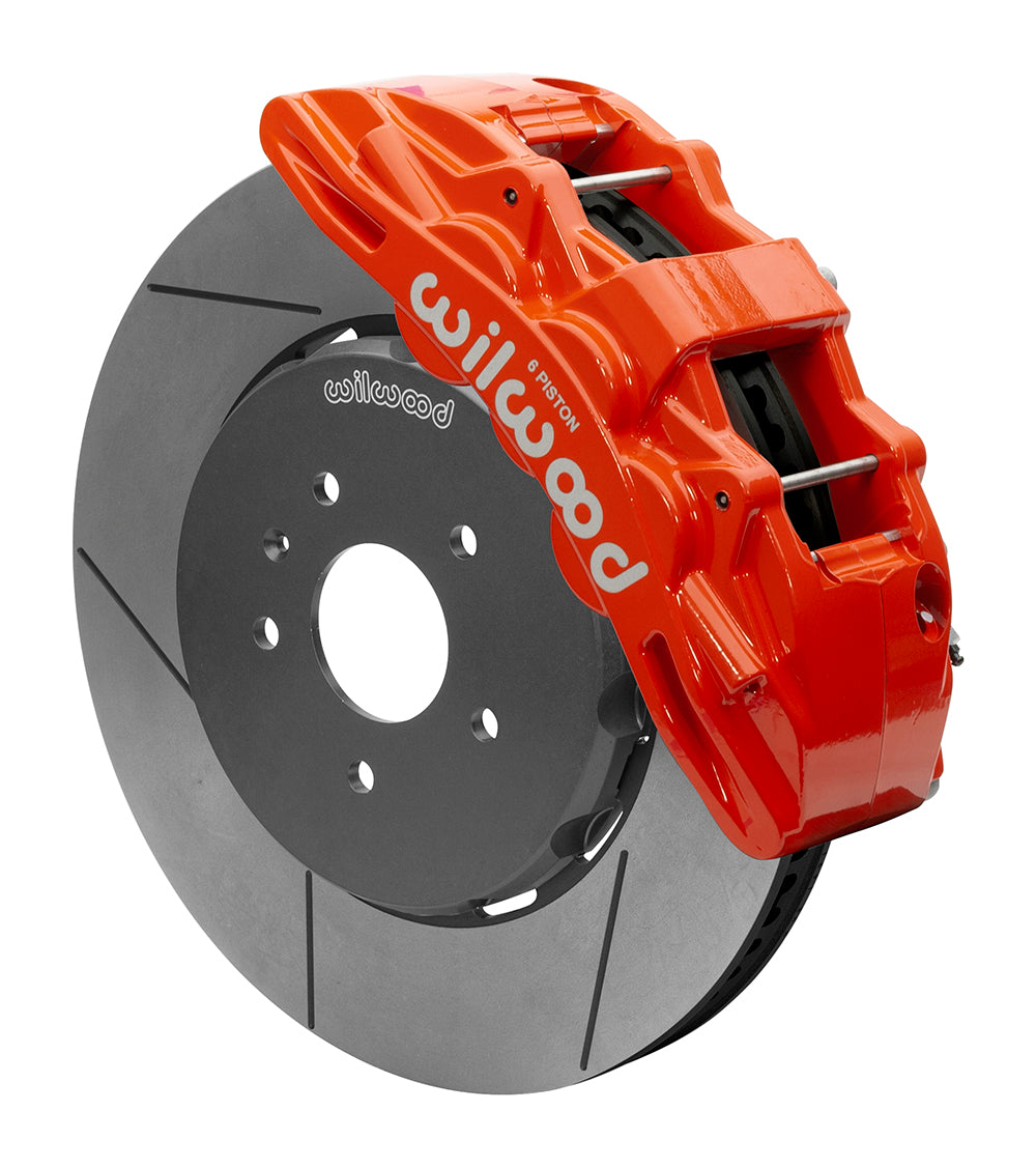 Wilwood SX6R Front Brake Kit 15in Slotted Red Corvette C7