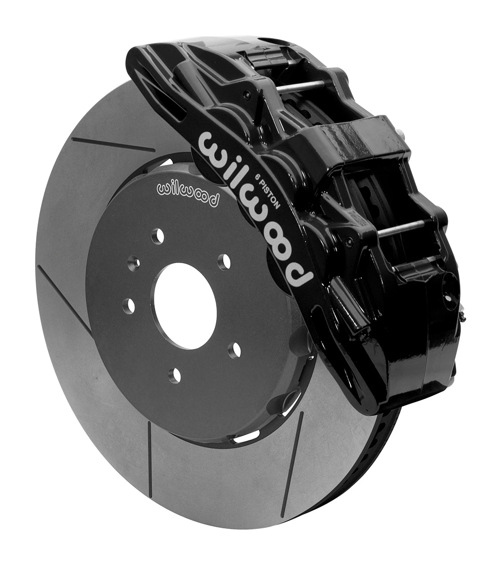Wilwood SX6R Front Brake Kit 15in Slotted Black Corvette C7