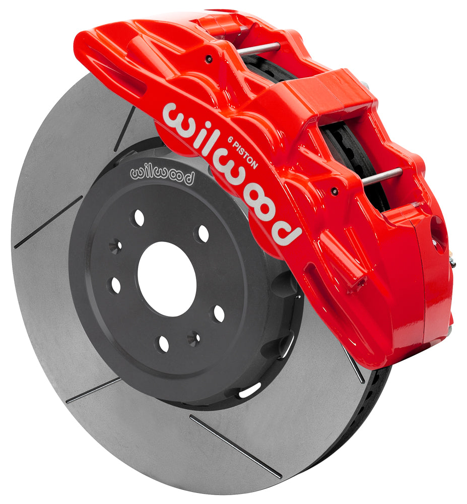 Wilwood SX6R Big Brake Dynamic Front Kit 15in Slotted Red C8 Corvette