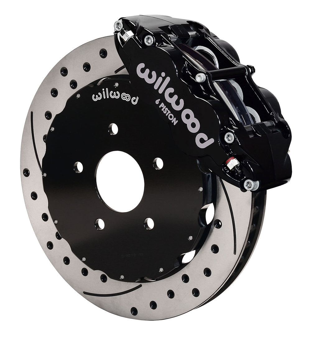 Wilwood Narrow Superlite 6R Front Hat Kit 14.00in Drilled Corvette C6