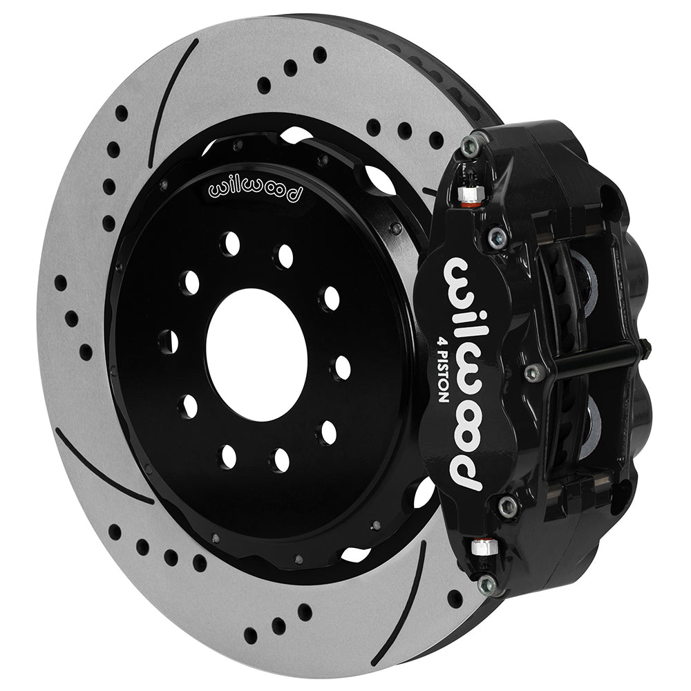 Wilwood Narrow Superlite 4R Rear Kit 14.00in Drilled 97-04 Corvette C5/Z06 05-13 C6