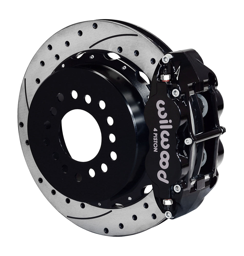 Wilwood Narrow Superlite 4R Rear P-Brk Kit 12.88in Drilled Mustang