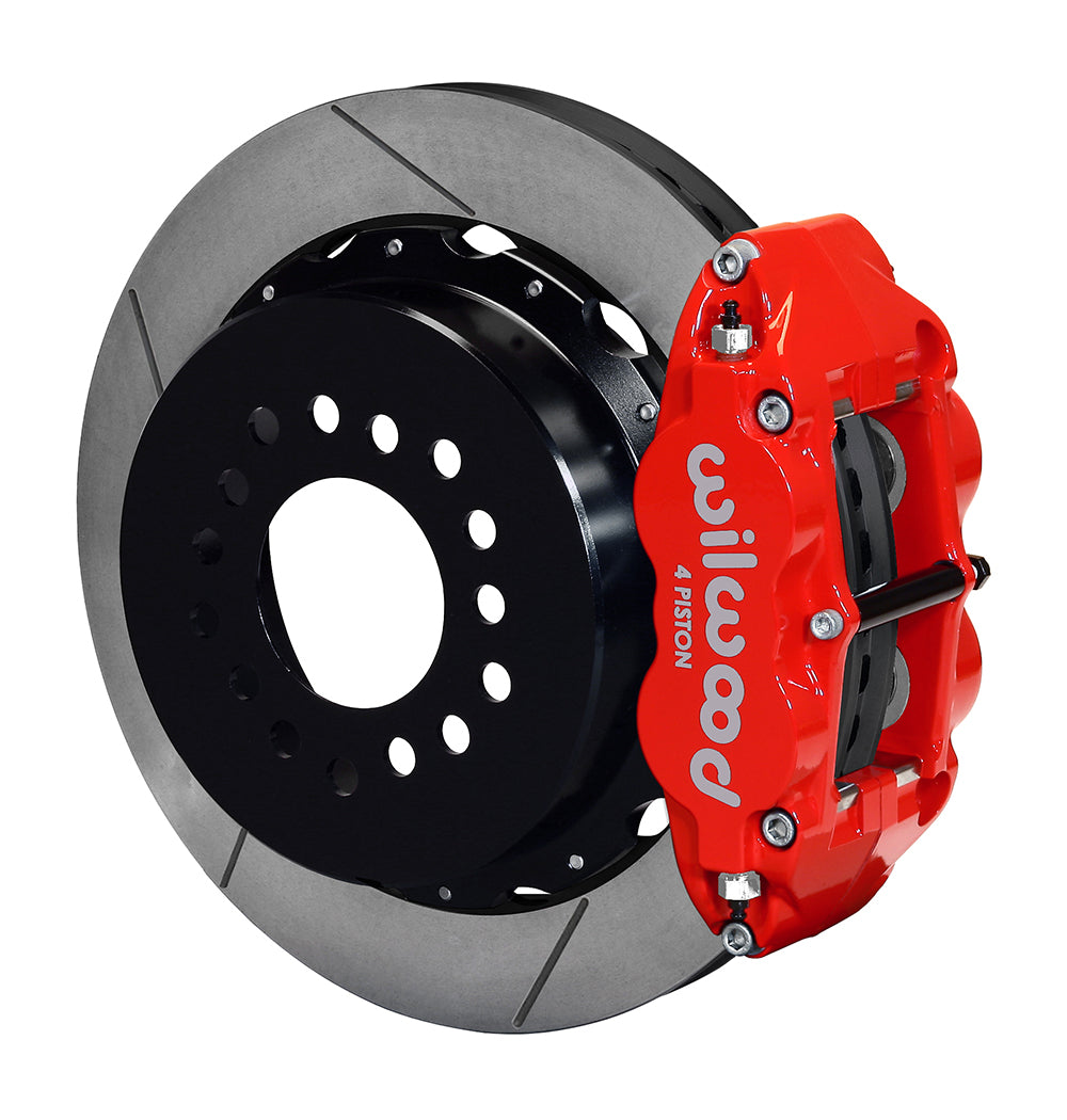 Wilwood Narrow Superlite 4R Rear P-Brk Kit 12.88in Red Mustang