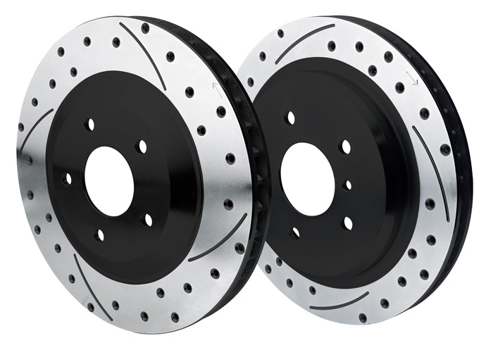 Wilwood Rotor Kit Front/Rear Dimpled/Slotted Corvette C5/C6