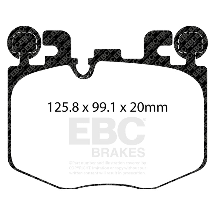 EBC 2022+ Toyota GR Supra 3.0T / 2022+ BMW M240 Coupe Yellowstuff Front Brake Pads
