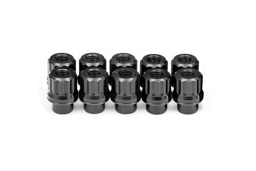 BMR 10-24 Chevrolet Camaro 5th/6th Gen Lug Nut Kit 14mm x 1.50 RH Shank 12-pt Alum Set of 10