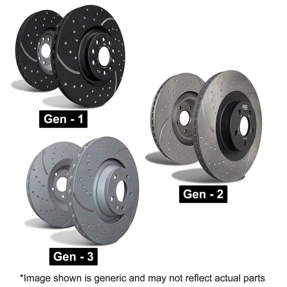 EBC 06-11 Dodge Charger 5.7 DayTona R/T GD Sport Rear Rotors