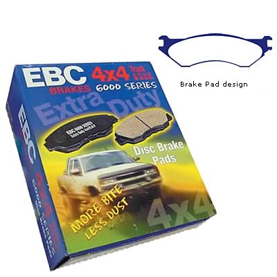 EBC 06-11 Dodge Ram 1500 Mega Cab 2WD Greenstuff Rear Brake Pads