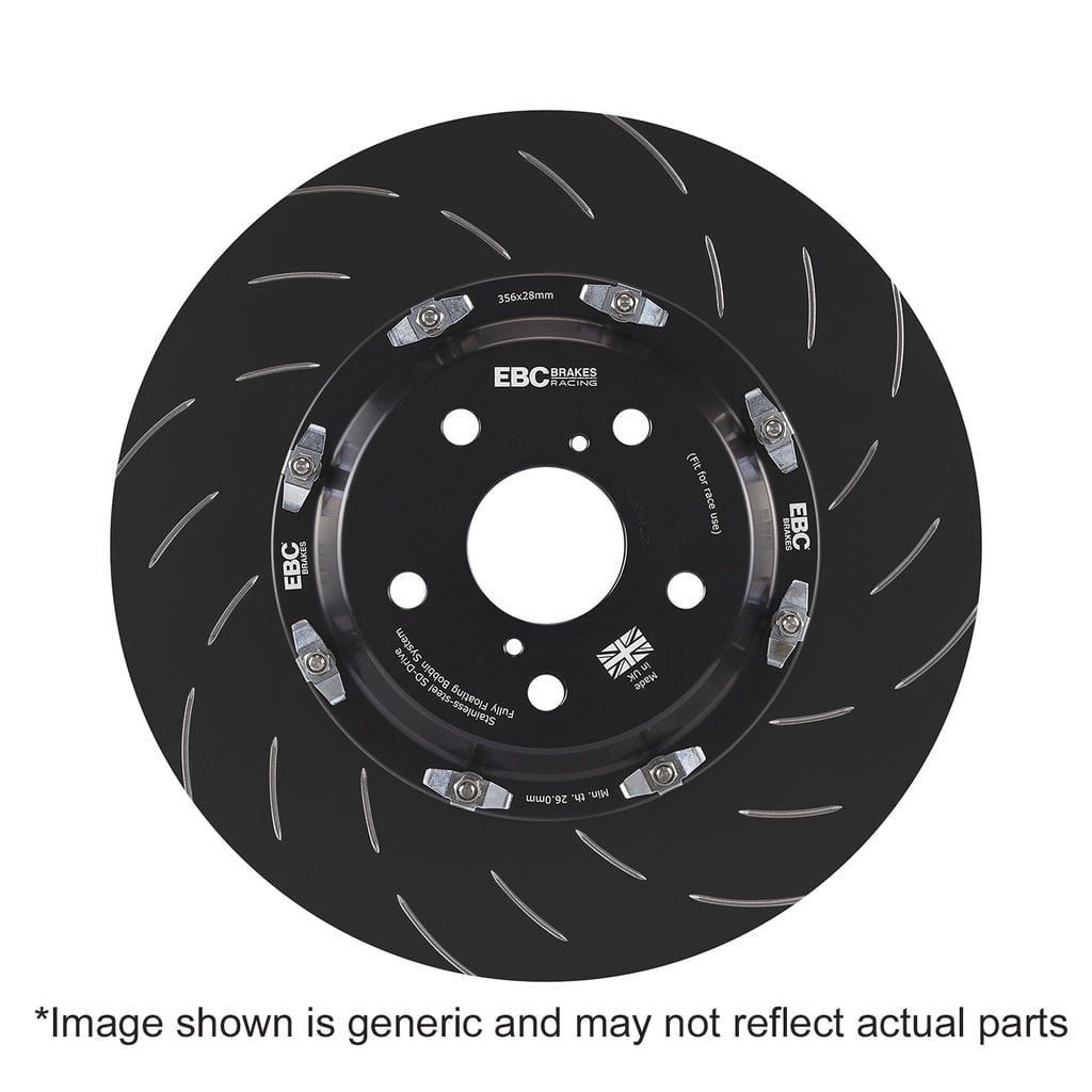 EBC Racing 06-13 Chevrolet Corvette C6 7.0L (Z06) SG-Racing Floating Conversion Rotors