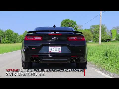 Corsa 2016 Chevrolet Camaro SS 6.2L V8 2.75in Black Sport Axle-Back Exhaust
