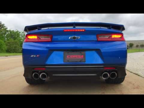 Corsa 2016-2024 Chevrolet Camaro SS 6.2L V8 2.75in Black Xtreme Axle-Back Exhaust