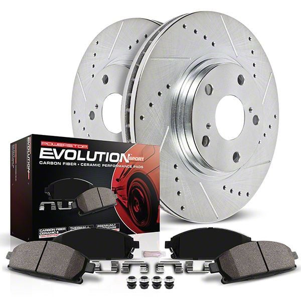 Power Stop 21-24 Ford Mustang Mach-E Front Z23 Evolution Brake Kit
