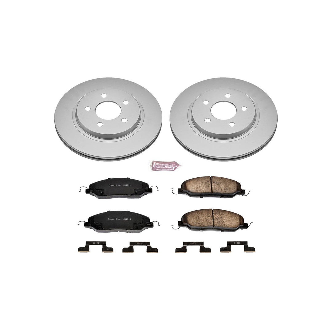 Power Stop 05-11 Ford Mustang Rear Z17 Evolution Geomet Coated Brake Kit
