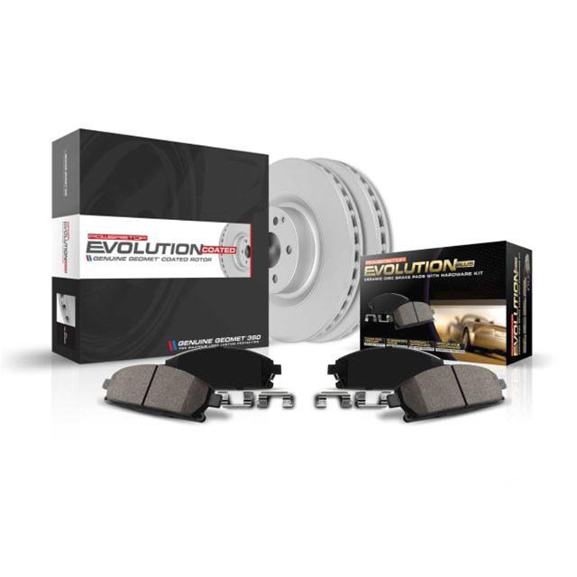 Power Stop 14-19 Dodge Charger Rear Z17 Evolution Geomet Coated Brake Kit