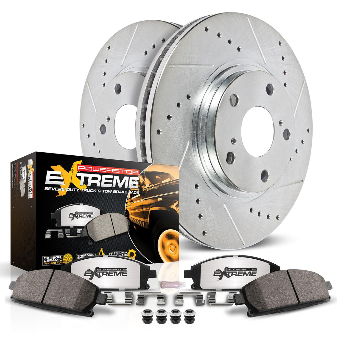 Power Stop K2167-36 Front Z36 Truck & Tow Brake Kit