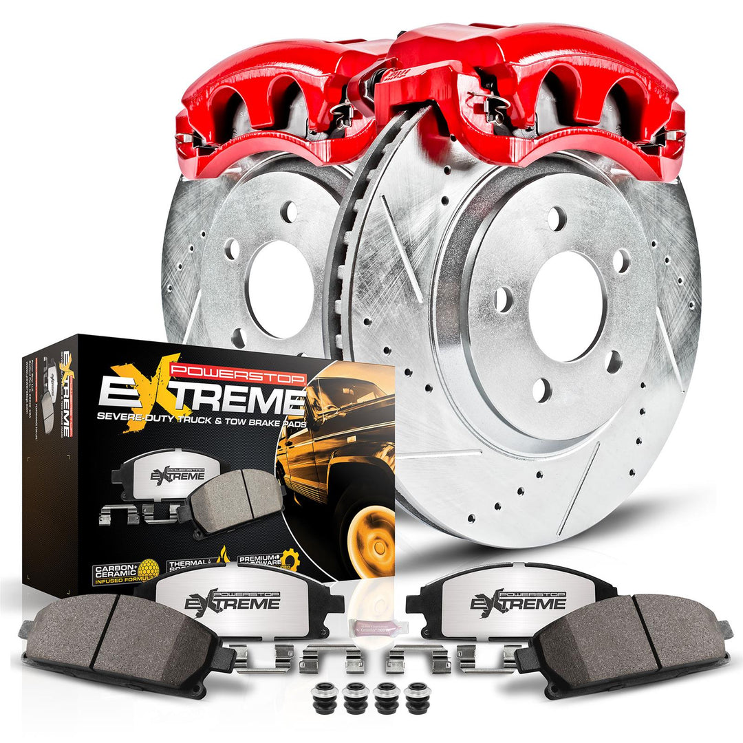 Power Stop 03-06 Chevrolet Silverado 1500 Rear Z36 Truck & Tow Brake Kit w/Calipers