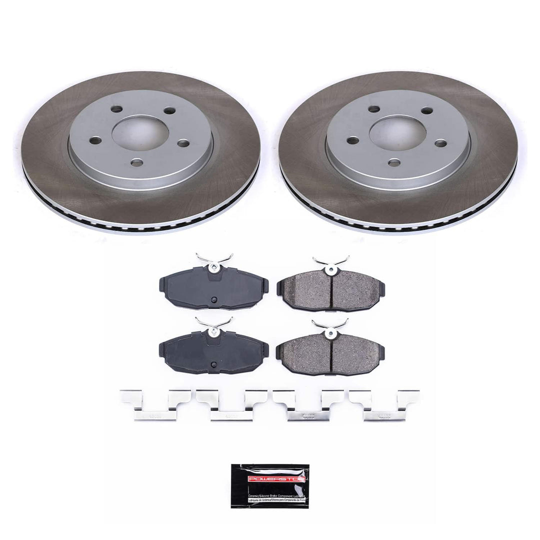 Power Stop 05-11 Ford Mustang Rear Semi Rotor Kit