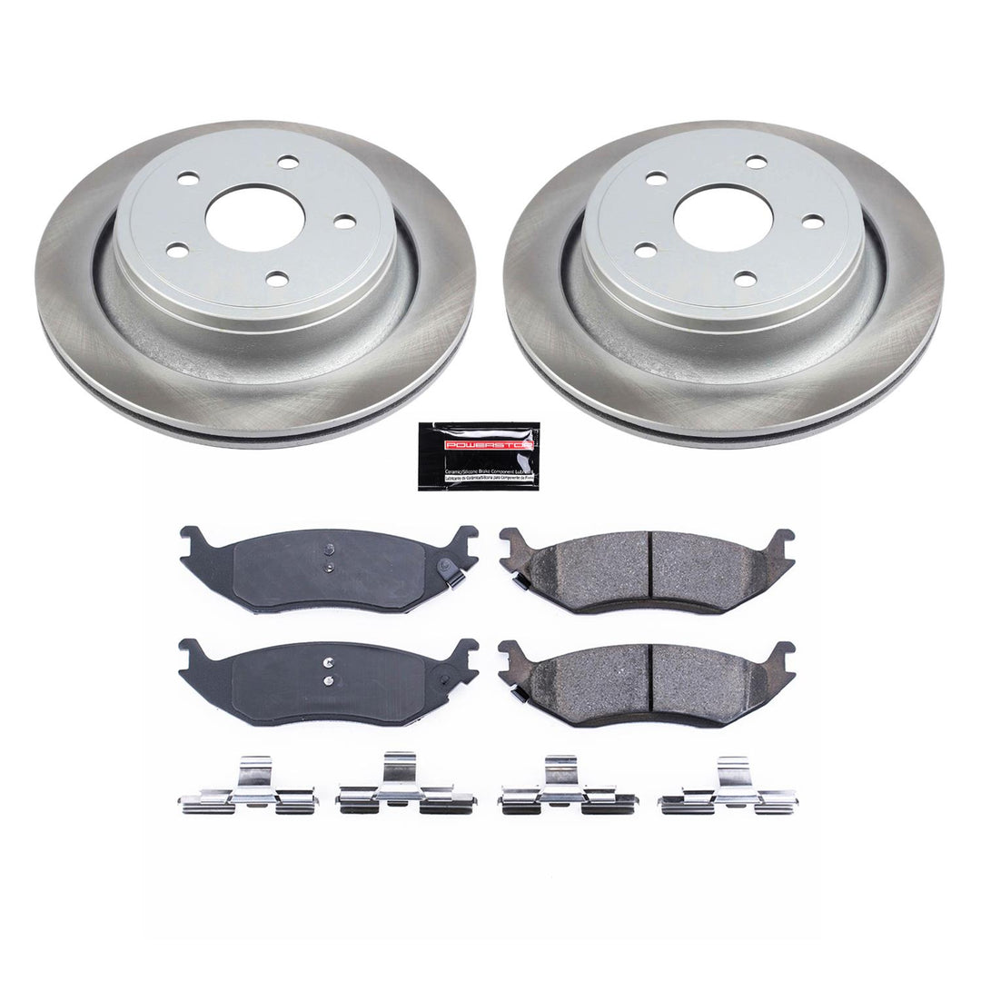 Power Stop SC2172 Semi Rotor Kit for 19-22 Ram 1500 Classic Rear
