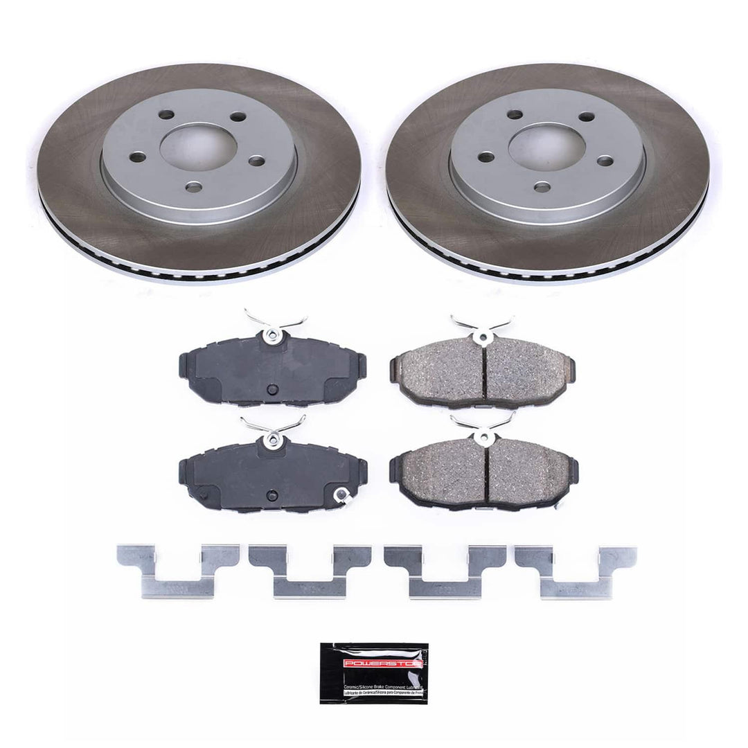 Power Stop 11-14 Ford Mustang Rear Semi Rotor Kit