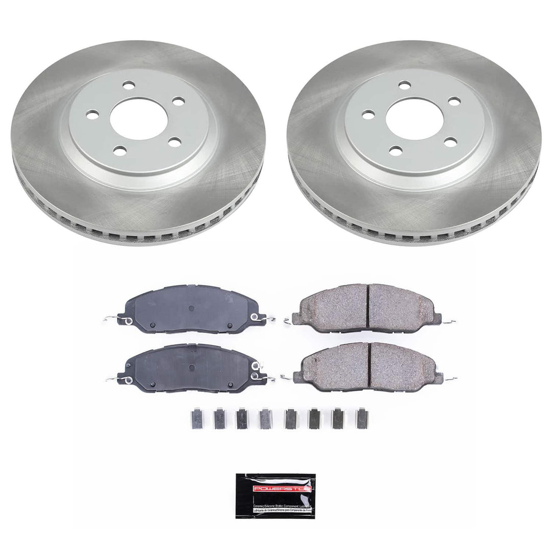 Power Stop 11-14 Ford Mustang Front Semi Rotor Kit