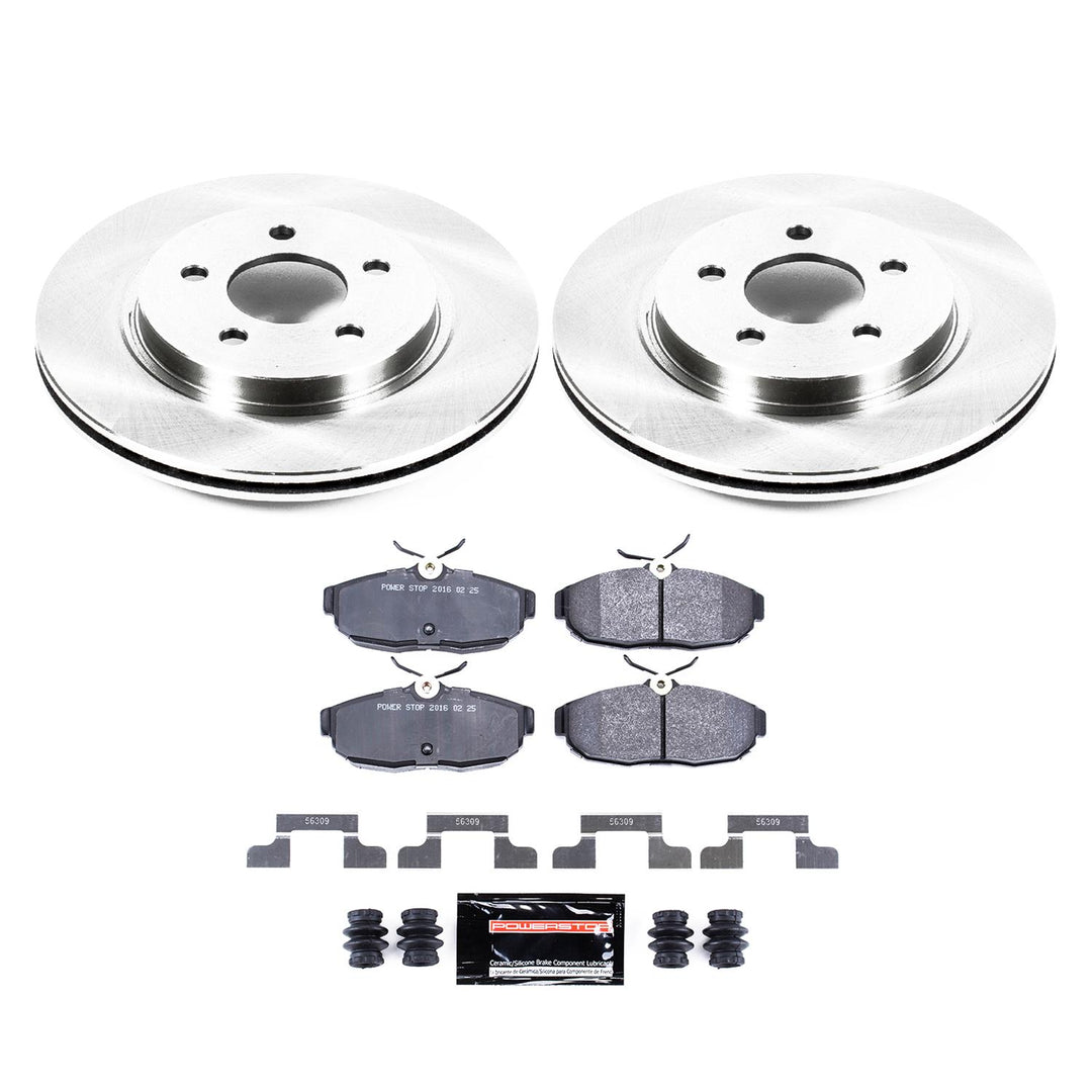 Power Stop 05-11 Ford Mustang Rear Track Day Brake Kit