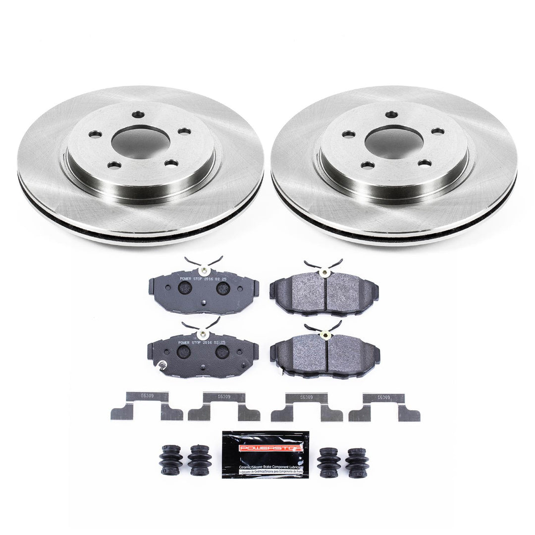 Power Stop 11-14 Ford Mustang Rear Track Day Brake Kit