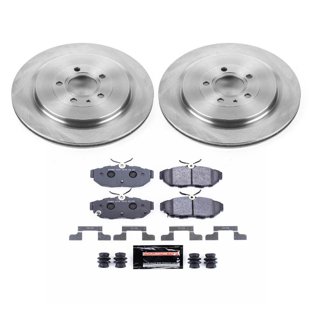 Power Stop 13-14 Ford Mustang Rear Track Day Brake Kit