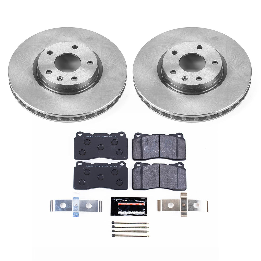 Power Stop 15-19 Chevrolet Corvette Front Track Day Brake Kit