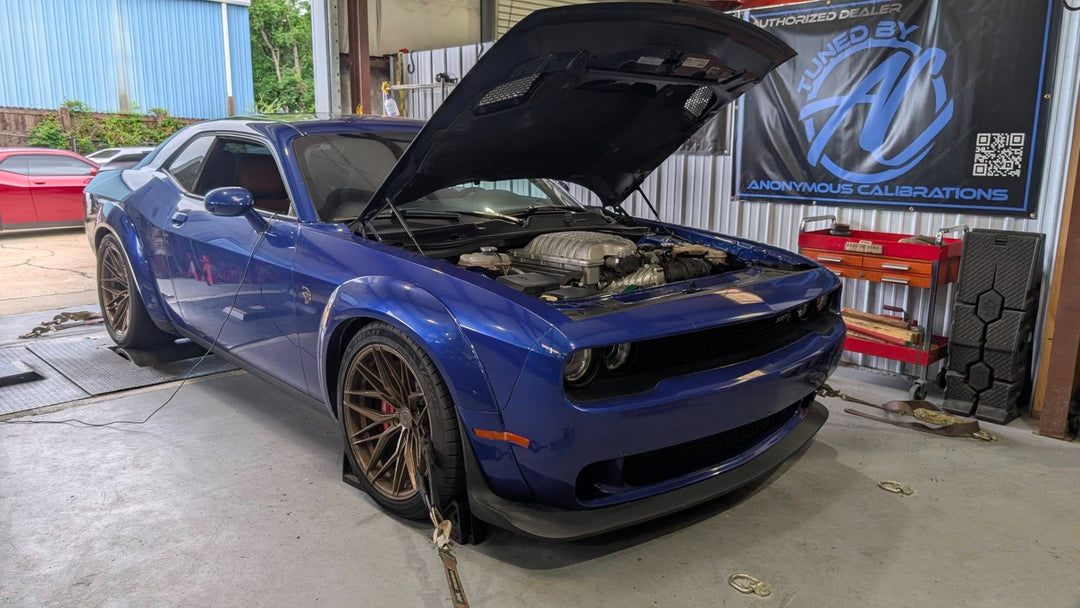 Hellcat on the dyno at TMS